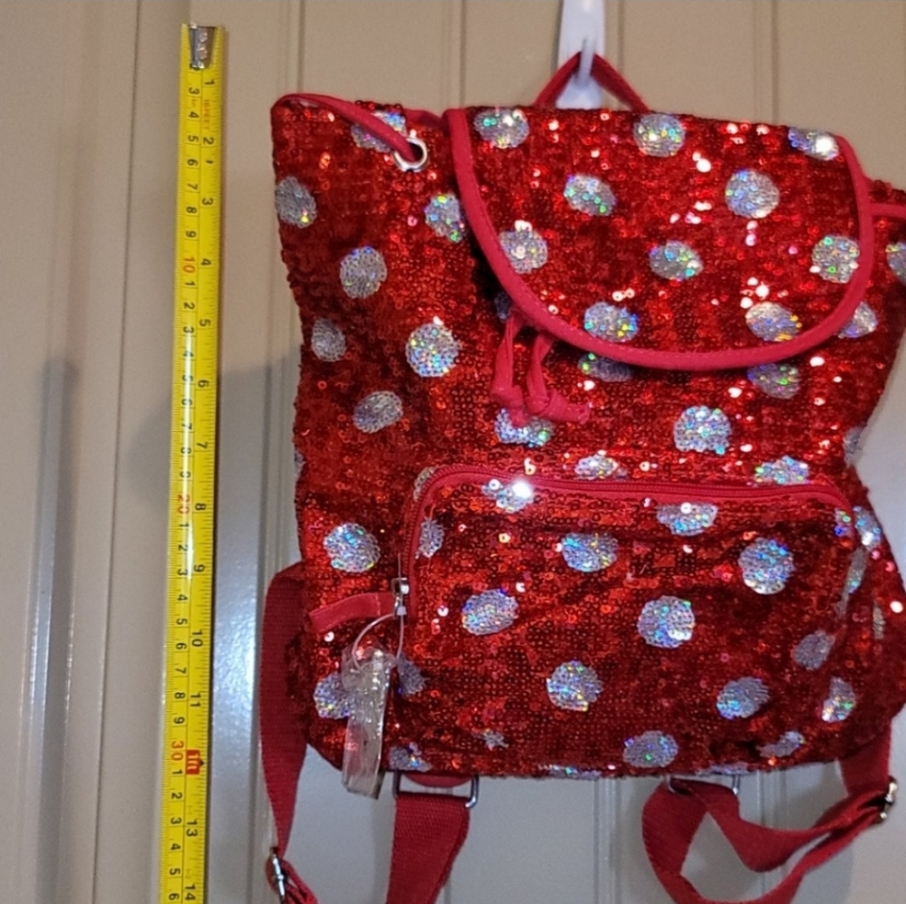 MINNIE MOUSE SEQUIN DOTS BACKPACK - Picture 3 of 5